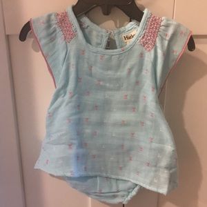 Never Worn Hatley Set Top & Ruffled Bloomers